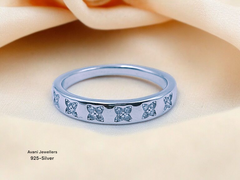 Silver Ladies Fancy Ring