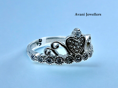 Silver Ladies Fancy Ring