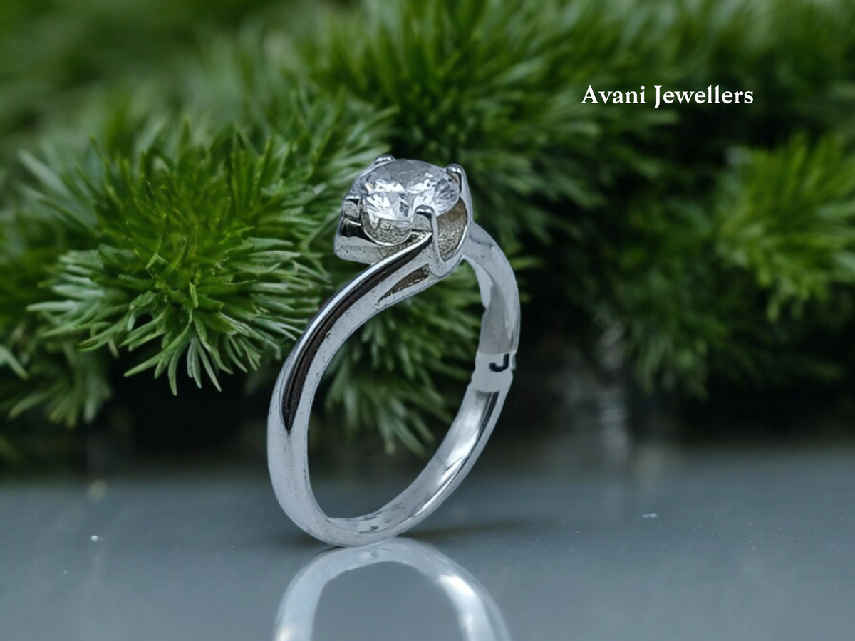 Silver Ladies Fancy Ring