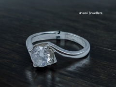 Silver Ladies Fancy Ring