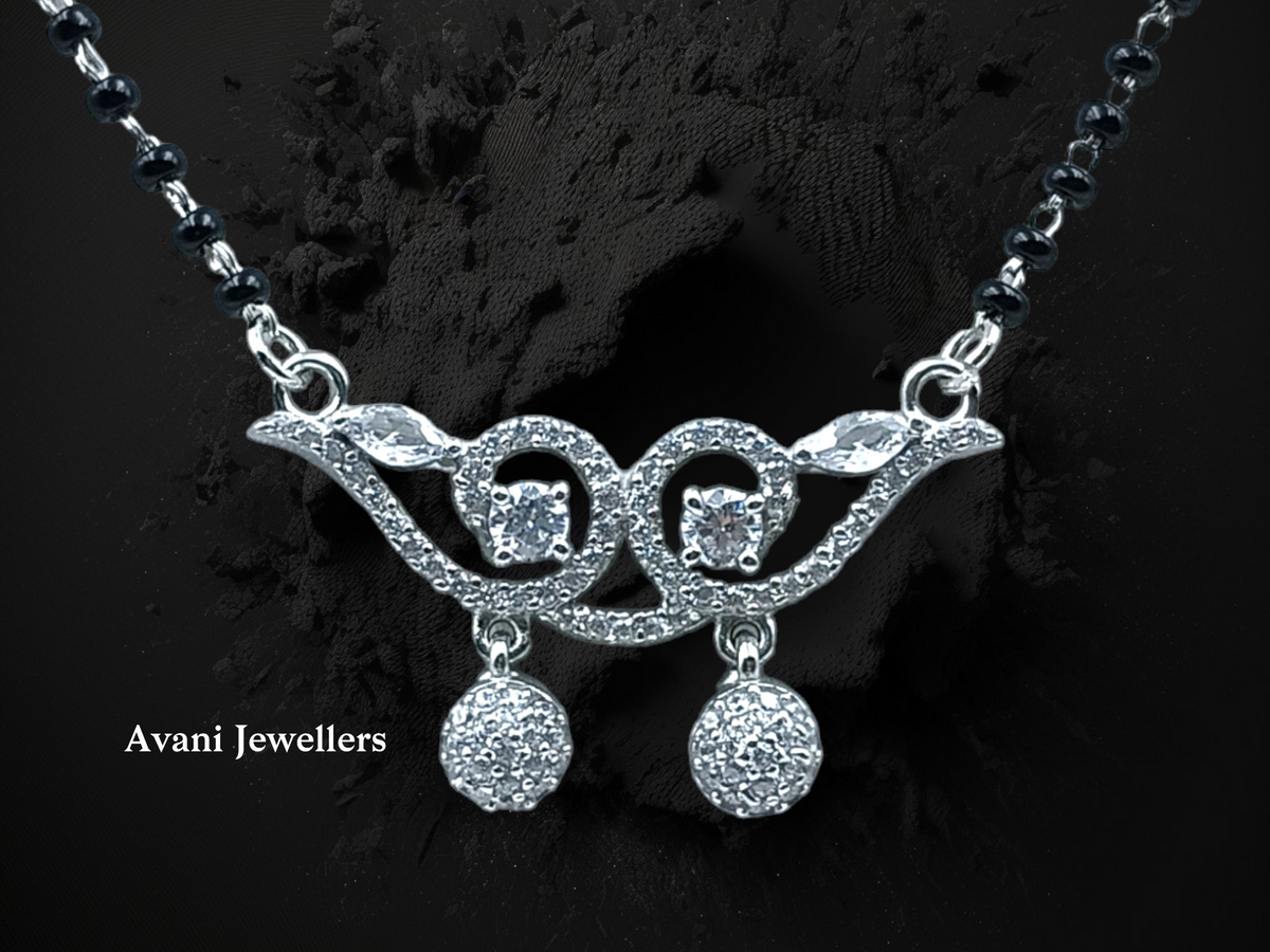 Silver Fancy Mangalsutra