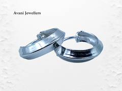 Silver Antique Plain Earrings