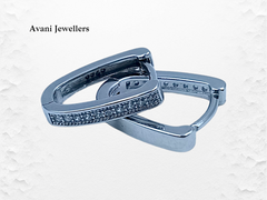 Silver Antique Plain Earrings