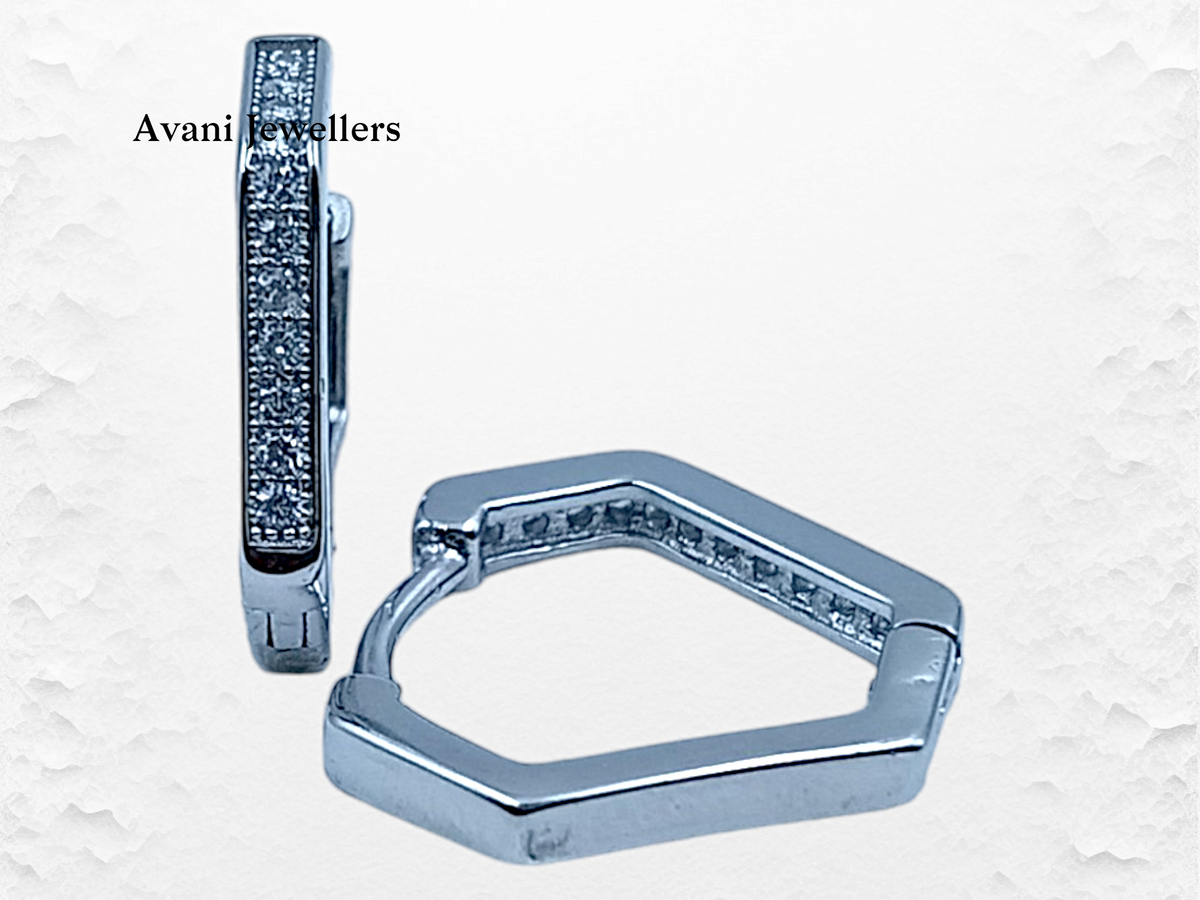 Silver Italian Fancy Earrings