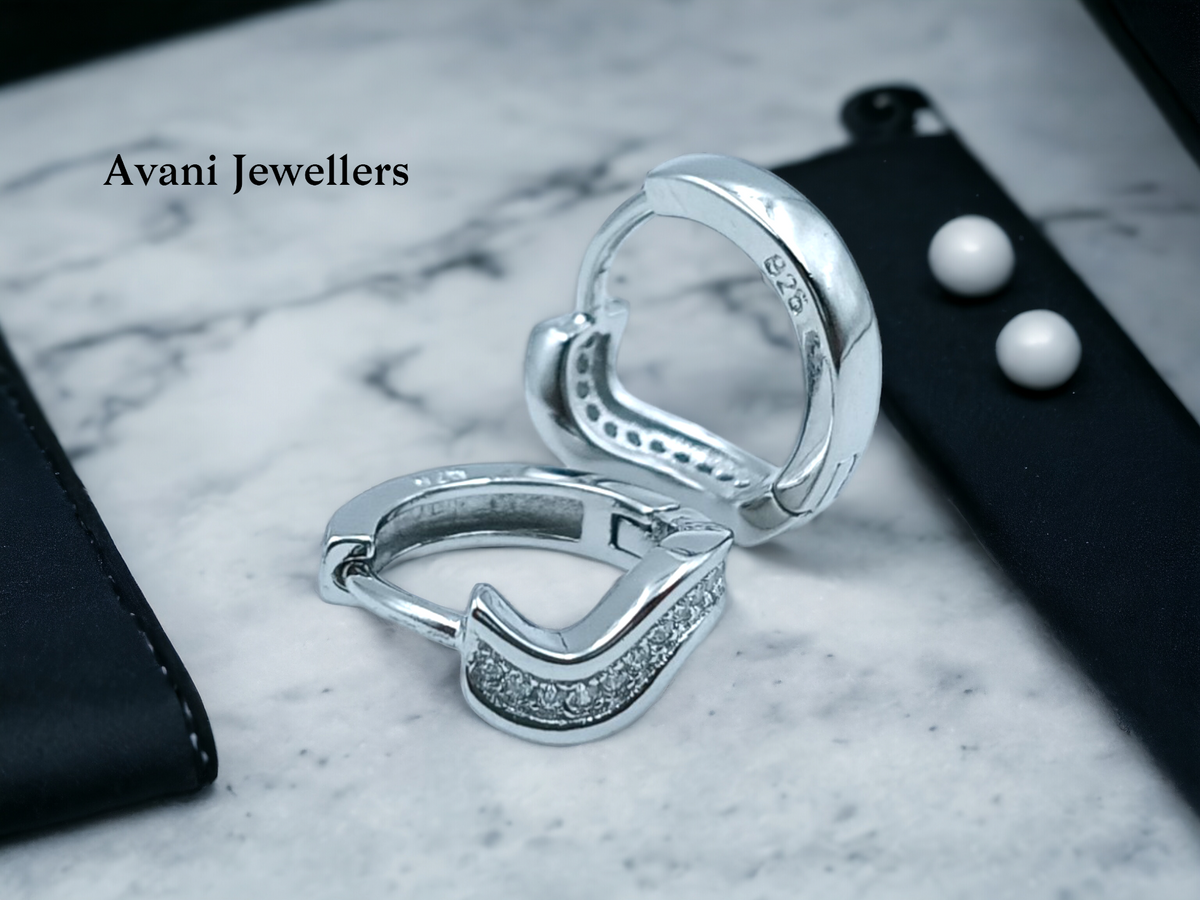 Silver Italian Fancy Earrings