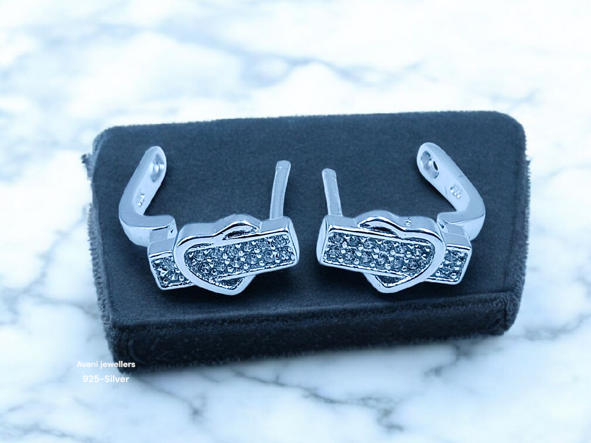 Silver Italian Fancy Earrings