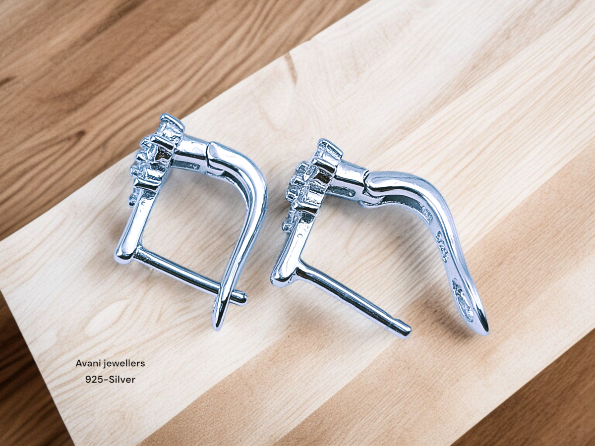 Silver Italian Fancy Earrings