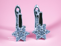 Silver Italian Fancy Earrings