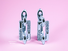 Silver Italian Fancy Earrings
