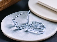 Silver Italian Fancy Earrings