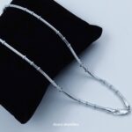 Avani jewellers silver plated srainless steel chain