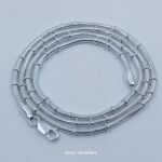 Avani jewellers silver plated srainless steel chain