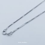 Avani jewellers silver plated srainless steel chain