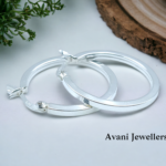 Avani Jewellers silver line style bali earrings