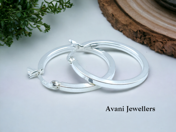 Avani Jewellers silver line style bali earrings