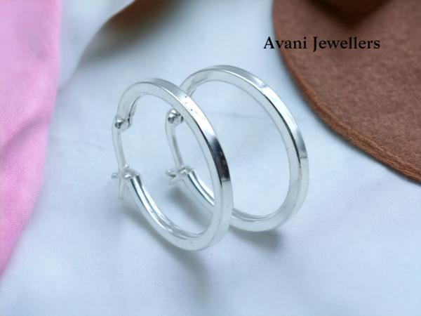 Avani Jewellers silver line style bali earrings