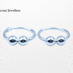 Avani Jewellers silver line style bali earrings