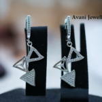 Avani Jewellers silver line style bali earrings