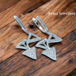 Avani Jewellers silver line style bali earrings