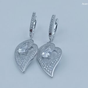 Avani Jewellers silver line style bali earrings