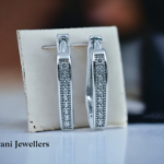 Avani Jewellers silver line style bali earrings