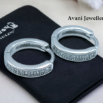 Avani Jewellers silver line style bali earrings