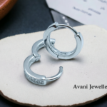 Avani Jewellers silver line style bali earrings