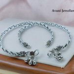 avani jewellers silver payal for women